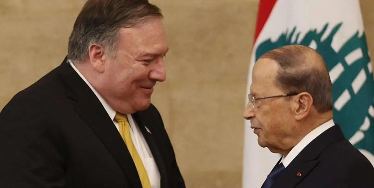 تهدید پامپئو علیه دولت لبنان