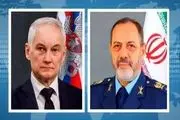 وزیران دفاع ایران و روسیه در مسکو ملاقات کردند