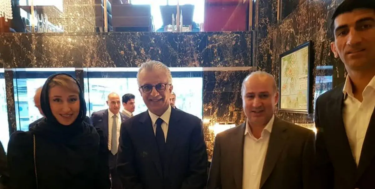 بیرانوند تاج را تا فرودگاه هنگ‌گنگ مشایعت کرد+ عکس