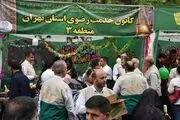 برپایی موکب خادمیاران رضوی منطقه ۳
