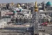 عملیات پیچیده جابجایی گلدسته 500 تنی امام رضا(ع)
