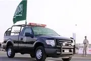 آتش‌سوزی خودروی زرهی گارد ملی عربستان