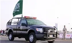 آتش‌سوزی خودروی زرهی گارد ملی عربستان