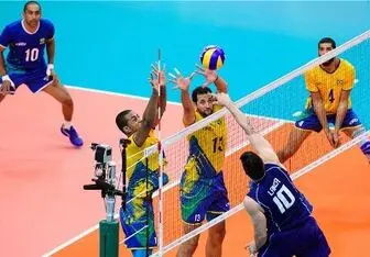 برزیل قهرمان والیبال مردان المپیک شد+تصاویر