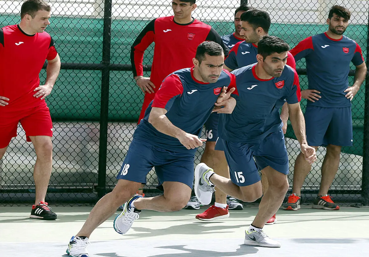 آخرین تمرین پرسپولیس در هتل برگزار شد