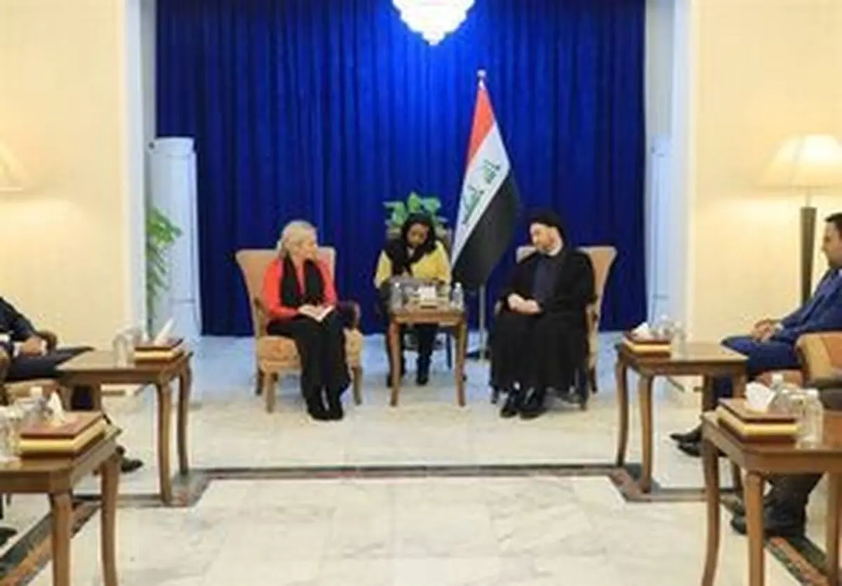 دیدار نماینده سازمان ملل با حکیم
