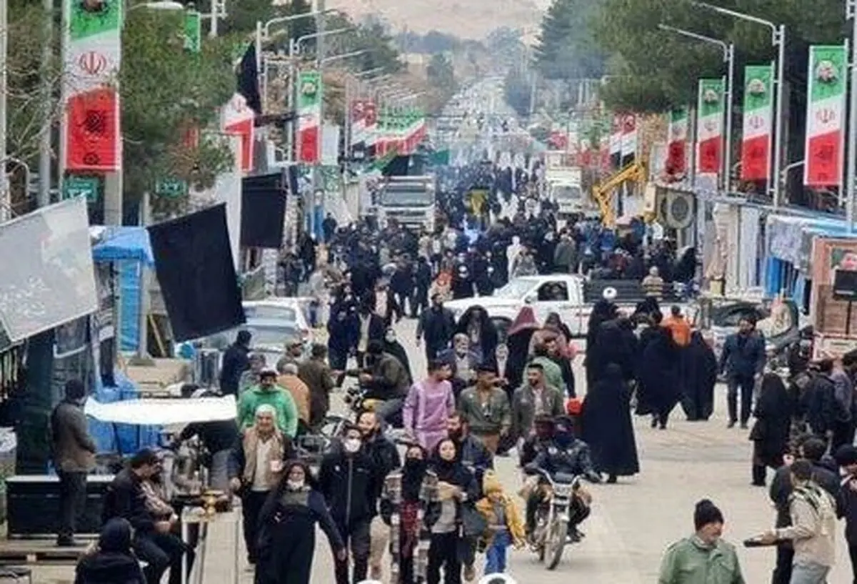 وضعیت گلزار شهدای کرمان بعد از انفجار امروز