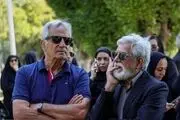 حضور چهره‌ها در مراسم خاکسپاری بهروز رضوی 