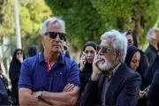 حضور چهره‌ها در مراسم خاکسپاری بهروز رضوی 