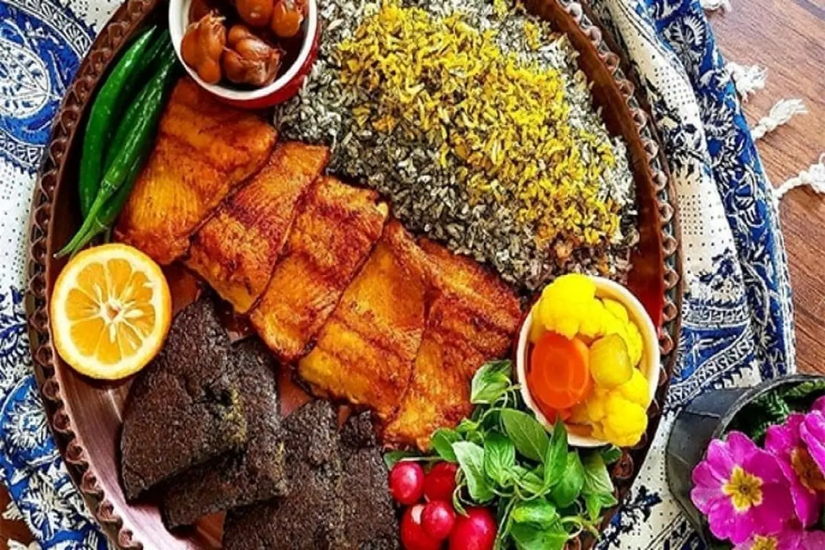 سرو سبزی پلو با ماهی در موزه «ویکتوریا» و «آلبرتِ لندن» در آستانه سال نو
