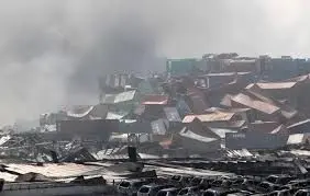 ۱۲ کشته و زخمی در پی انفجار کانتینر در چین 