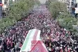 موج عظیم حضور بی‌نظیر مردم در تشییع تاریخی امام شهید