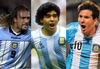 ترکیب تیم منتخب تاریخ آرژانتین مشخص شد/عکس