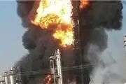 میزان خسارت آتش سوزی پتروشیمی بوعلی