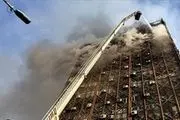  انفجار دو مخزن سوخت در بالای ساختمان پلاسکو