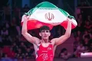 دلخانی سومین مدال طلا کشتی فرنگی را دشت کرد+ فیلم