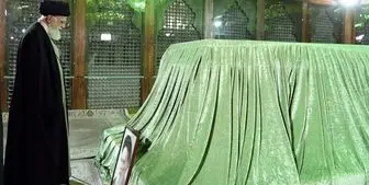 حضور رهبر انقلاب اسلامی در مرقد امام خمینی(ره) و گلزار شهدا 
