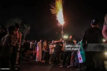 جشن و پایکوبی سوری‌ها هنگام سخنرانی جولانی در سازمان ملل/گزارش تصویری