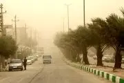 طوفان شن مدارس و ادارات این شهر را تعطیل کرد