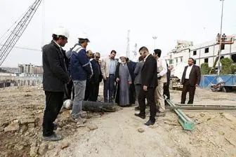 تلاش شبانه روزی مهندسان و کارگران ایرانی در اجرای صحن حضرت زینب (س)