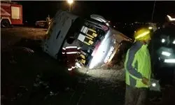 2 کشته در پی تصادف خونین اتوبوس و پژو 206
