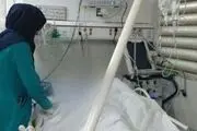 دختر جوان در سودای برنزه شدن سوخت