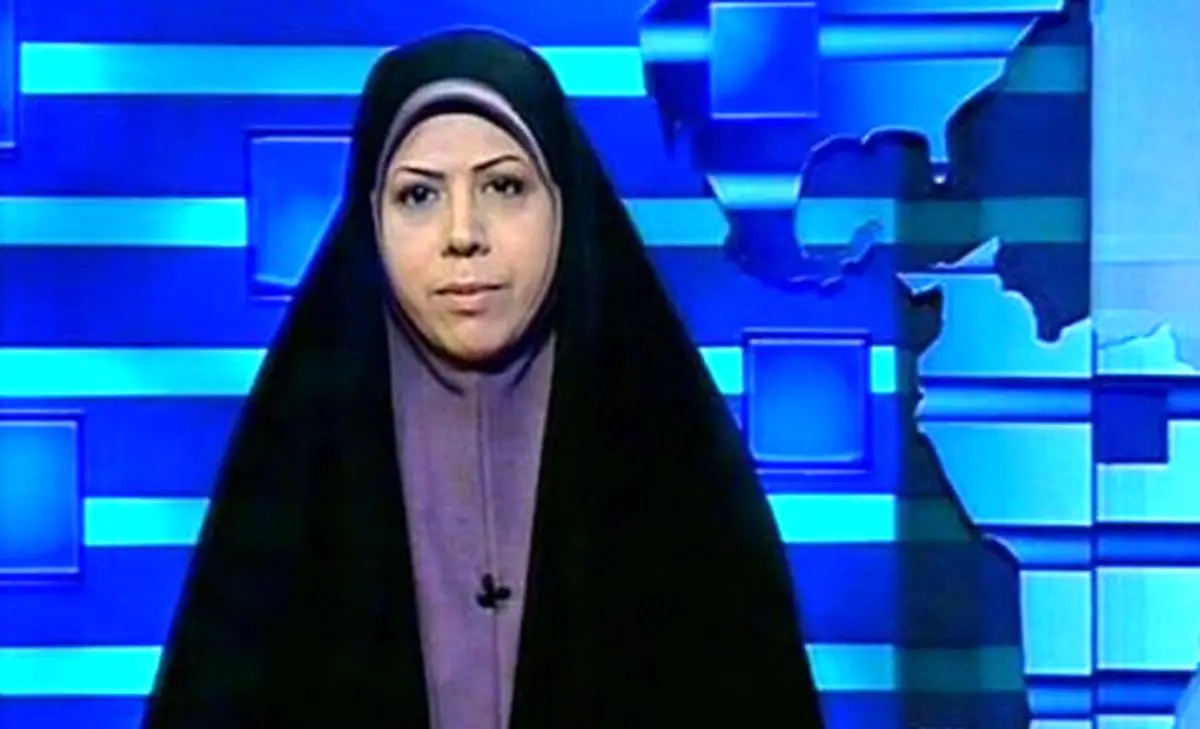 متلک خانم گوینده خبر به روحانی/عکس