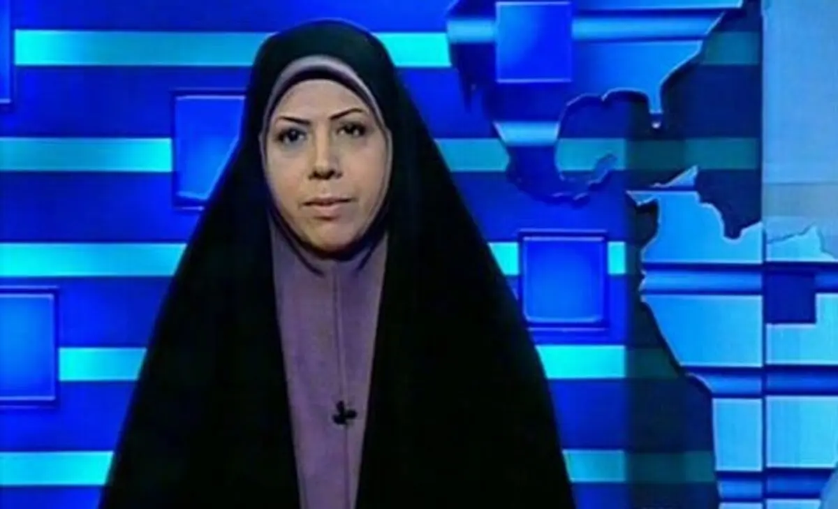 متلک خانم گوینده خبر به روحانی/عکس