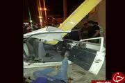
برخورد مرگبار با تیر چراغ برق+تصاویر
