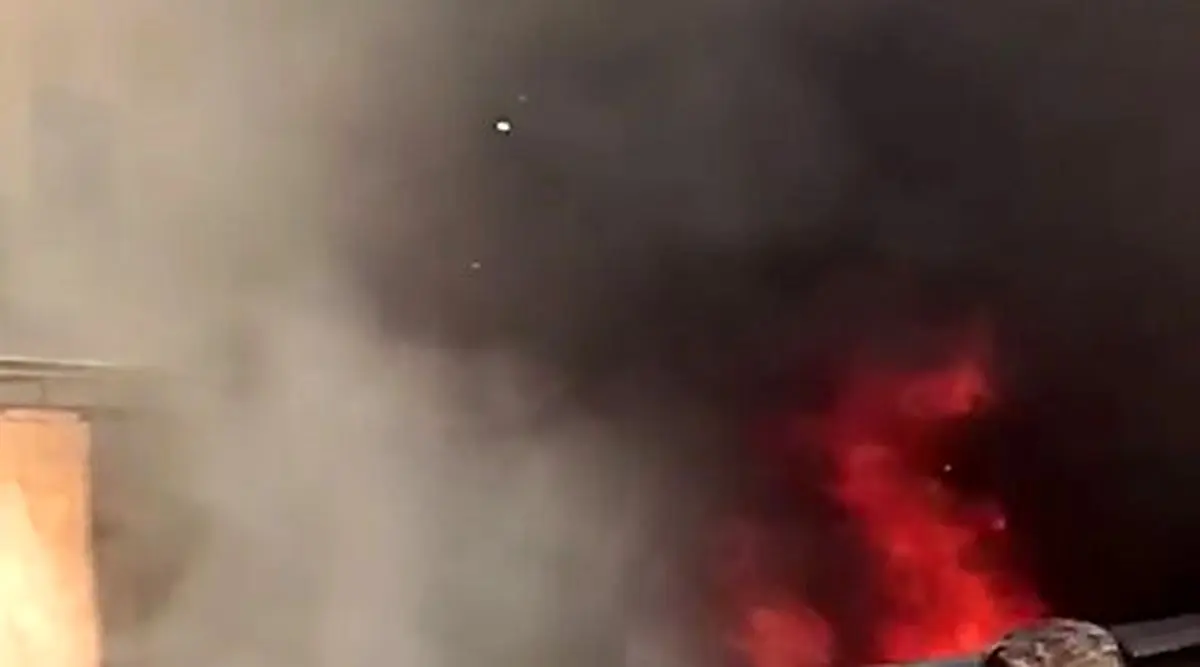 حادثه در دانشگاهی در تهران/ عامل آتش سوزی یک دانشجو!+فیلم