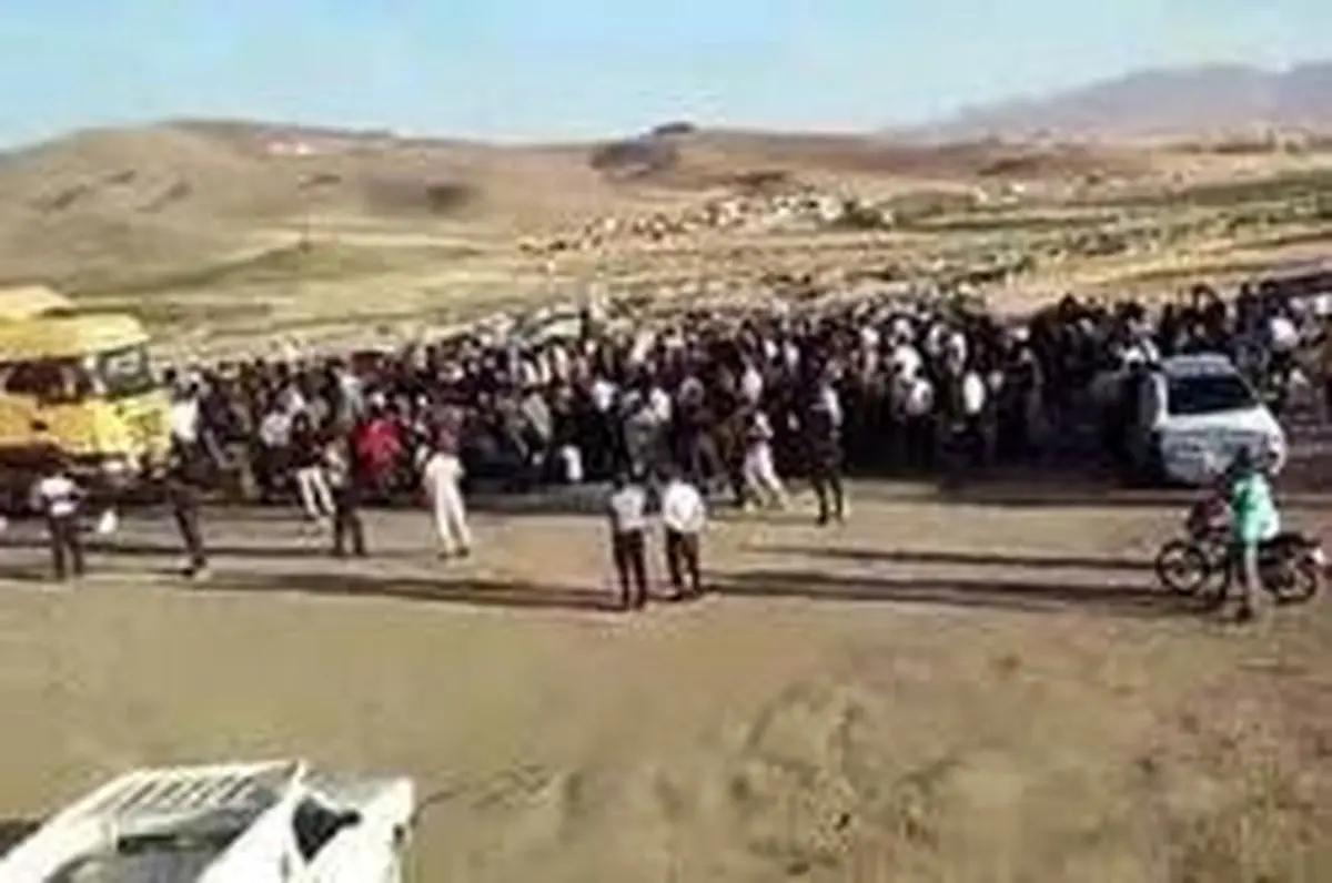 جاده کهنوج به بندر عباس برای دقایقی بسته شد