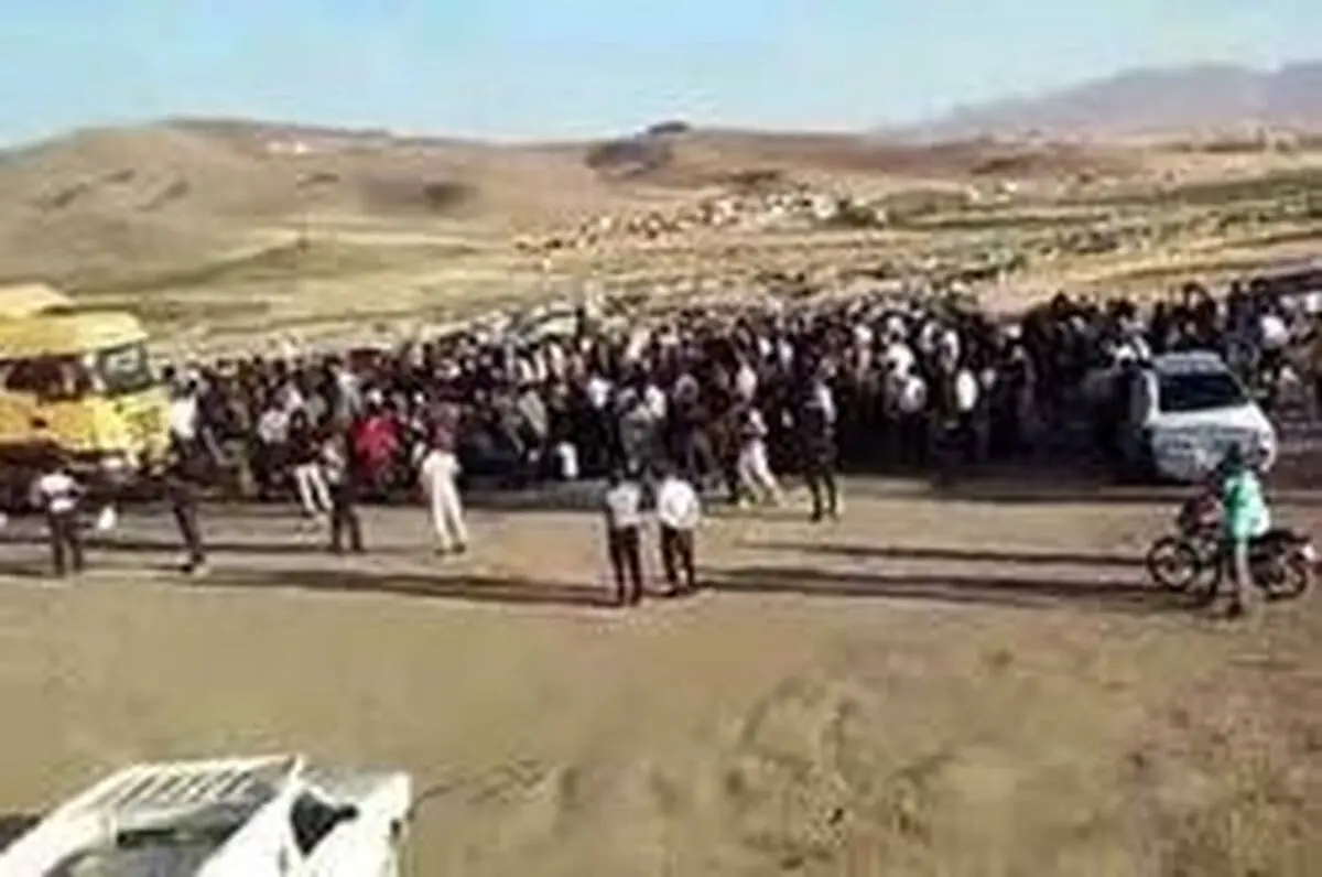 جاده کهنوج به بندر عباس برای دقایقی بسته شد