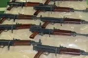 کشف و ضبط انواع سلاح نیمه سنگین از عمق کویر