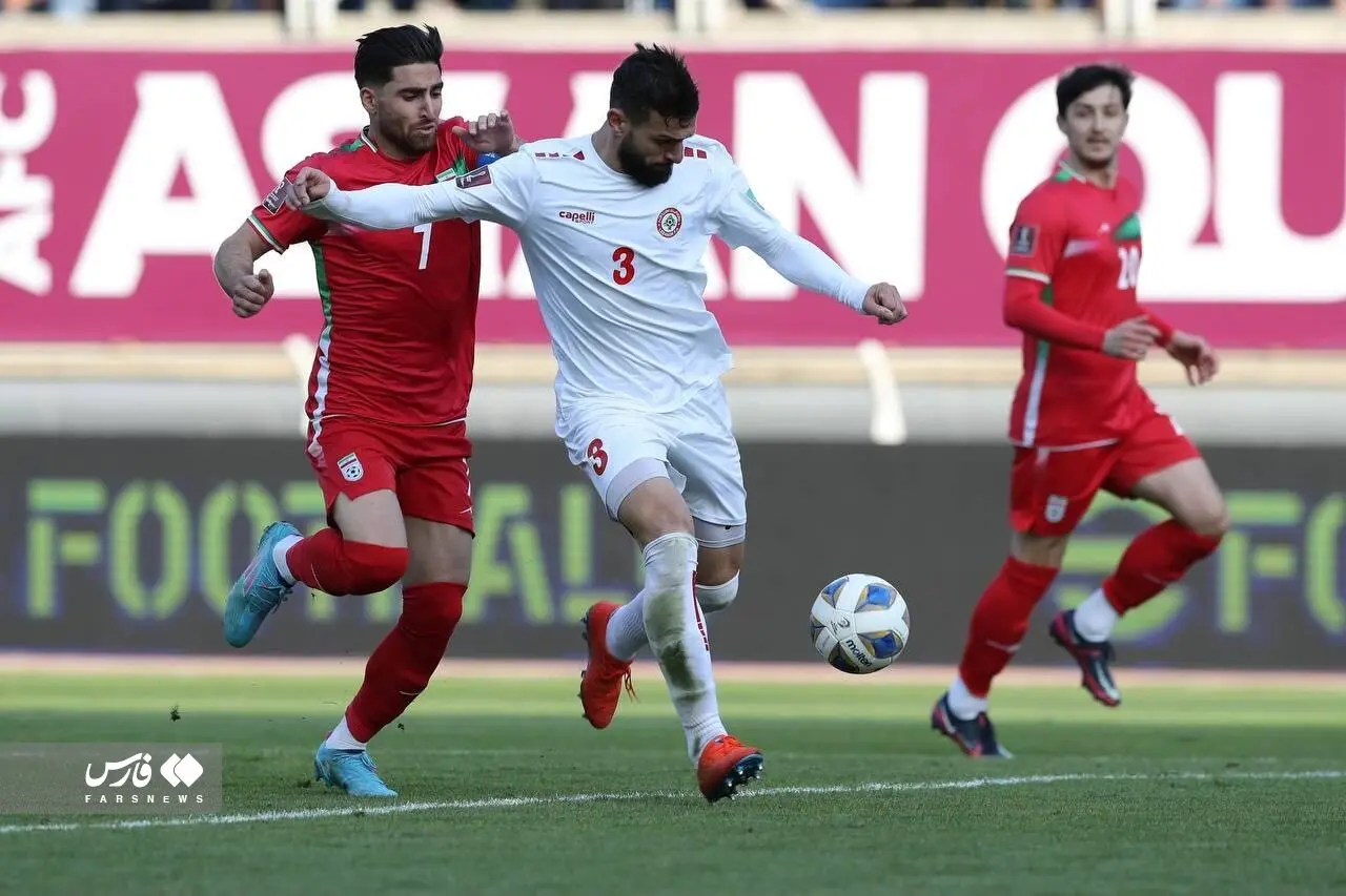 برد شیرین ایران مقابل لبنان/گزارش تصویری