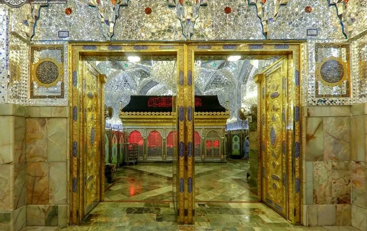 تصویری دیدنی از ضریح مطهر امام علی(ع)
