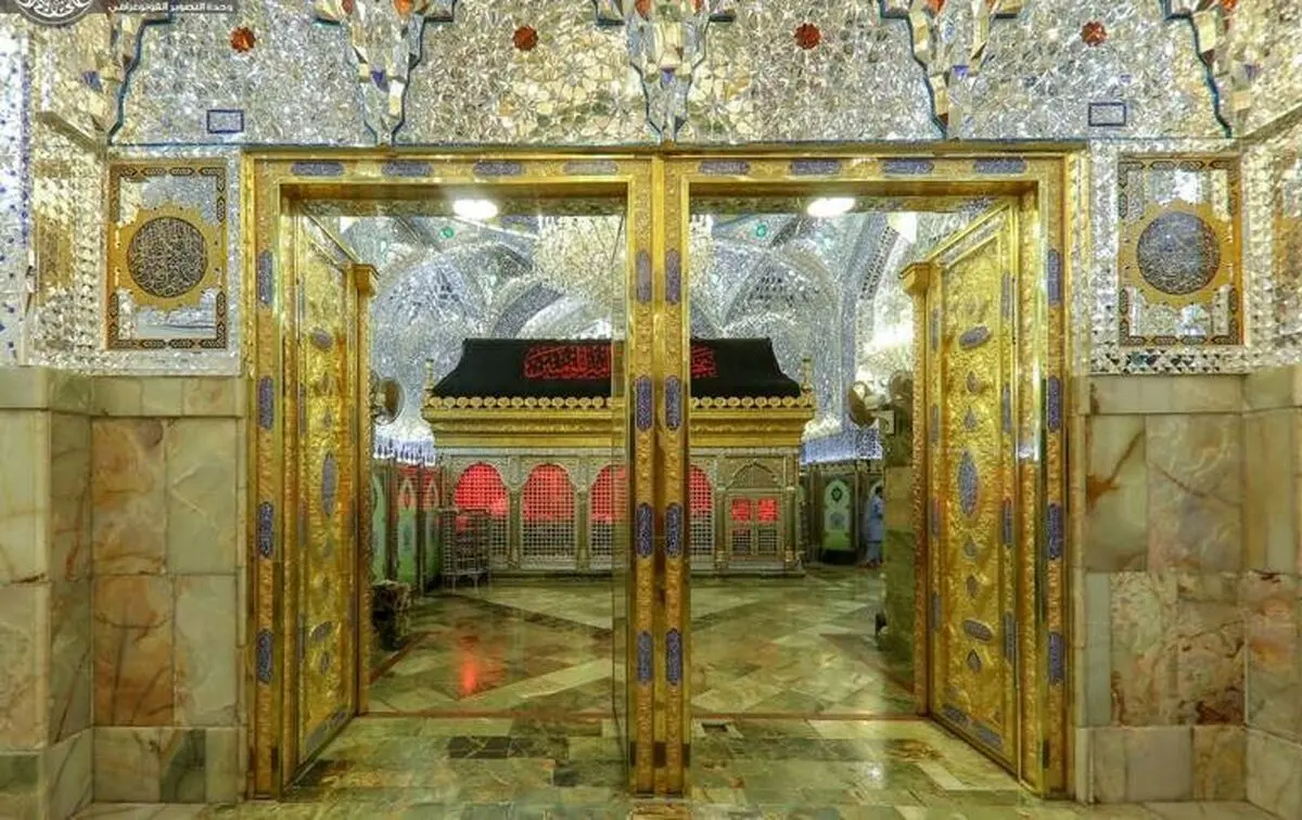 تصویری دیدنی از ضریح مطهر امام علی(ع)
