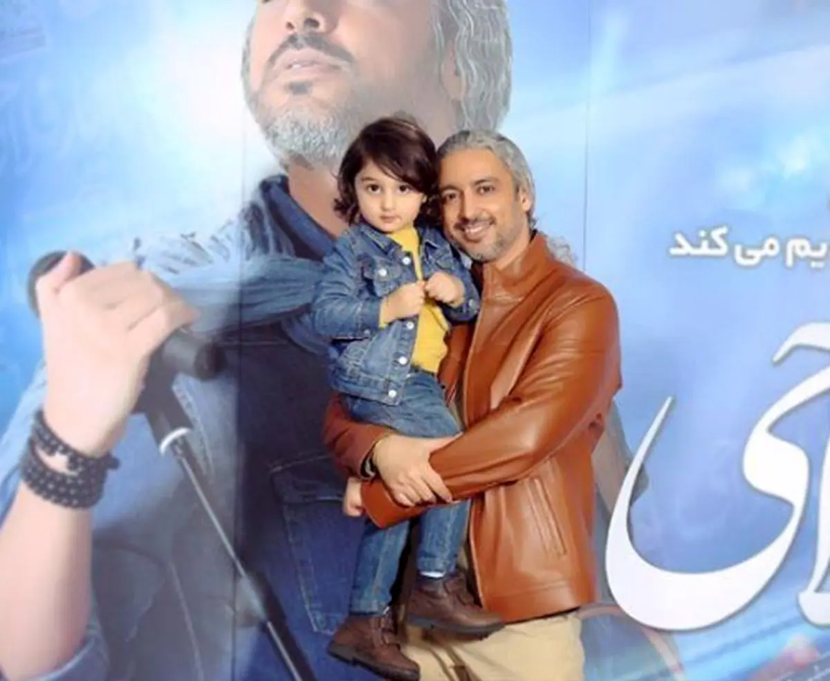 کودکی دوست داشتنی در آغوش «مازیار فلاحی»