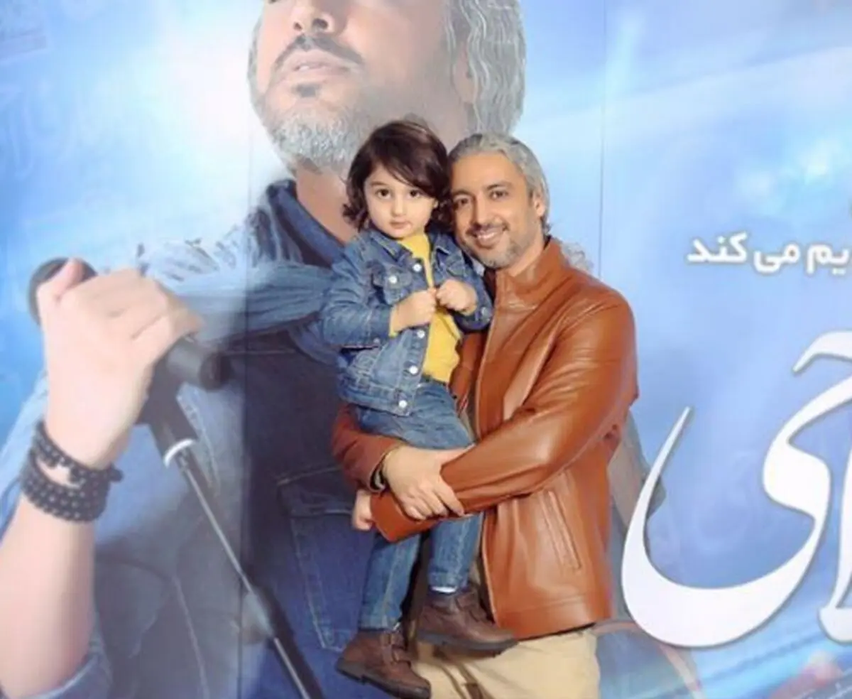 کودکی دوست داشتنی در آغوش «مازیار فلاحی»