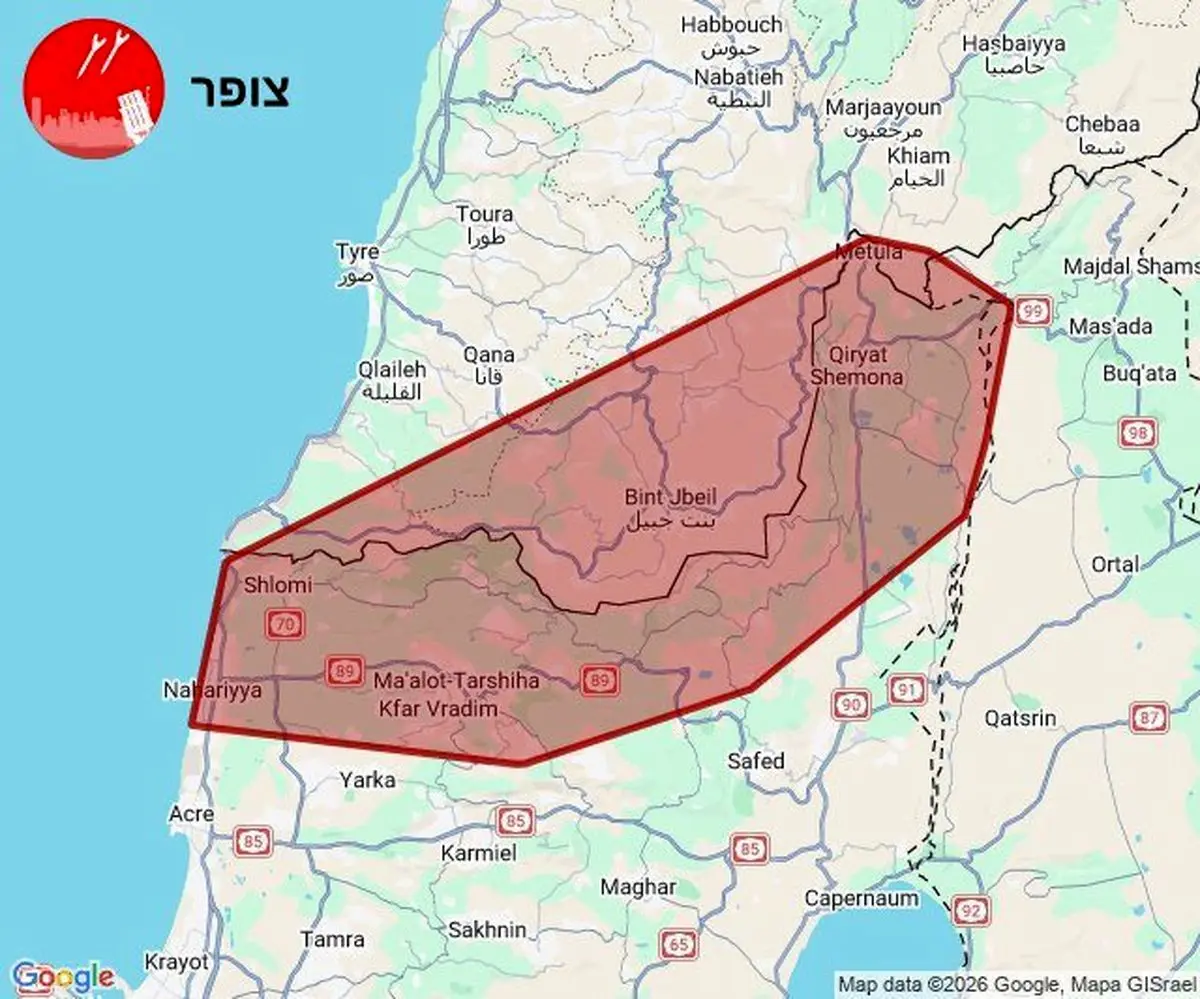 شلیک همزمان ایران و حزب‌الله به سوی اسرائیل