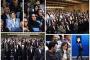 هنرمندان در ضیافت افطاری دیشب با رئیس جمهور