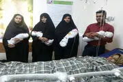 
تولد چهارقلوها در زابل+عکس
