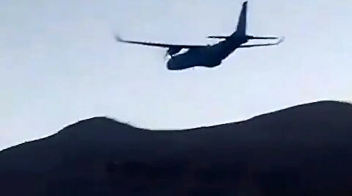  تصاویر پرواز هواپیمای عملیات ویژه آمریکا در جنوب ایران 