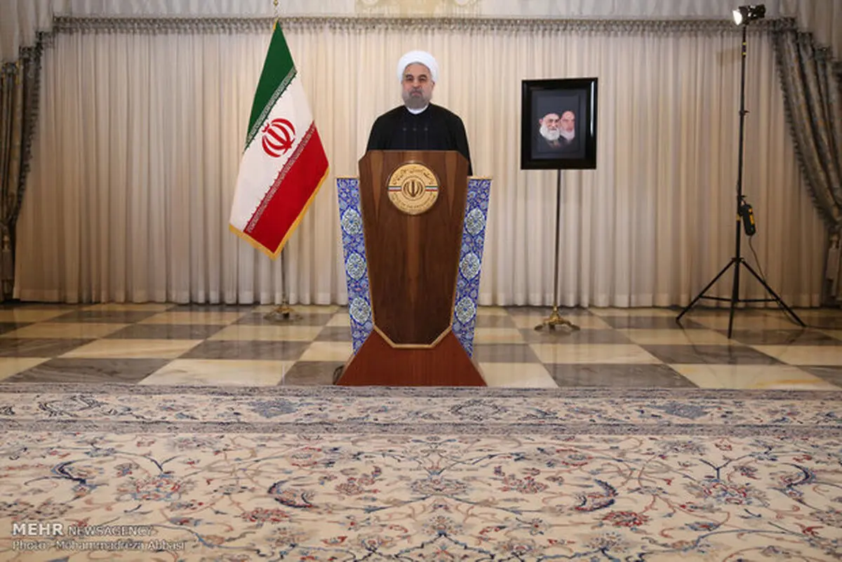 روحانی امشب سخنرانی نمی کند