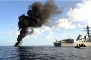 ارتش یمن یک قایق نظامی ائتلاف عربستان را منهدم کرد