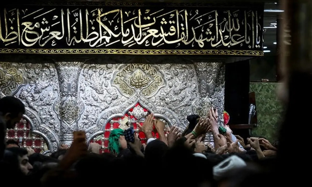 تصویری متفاوت از صحن حرم امام حسین(ع)