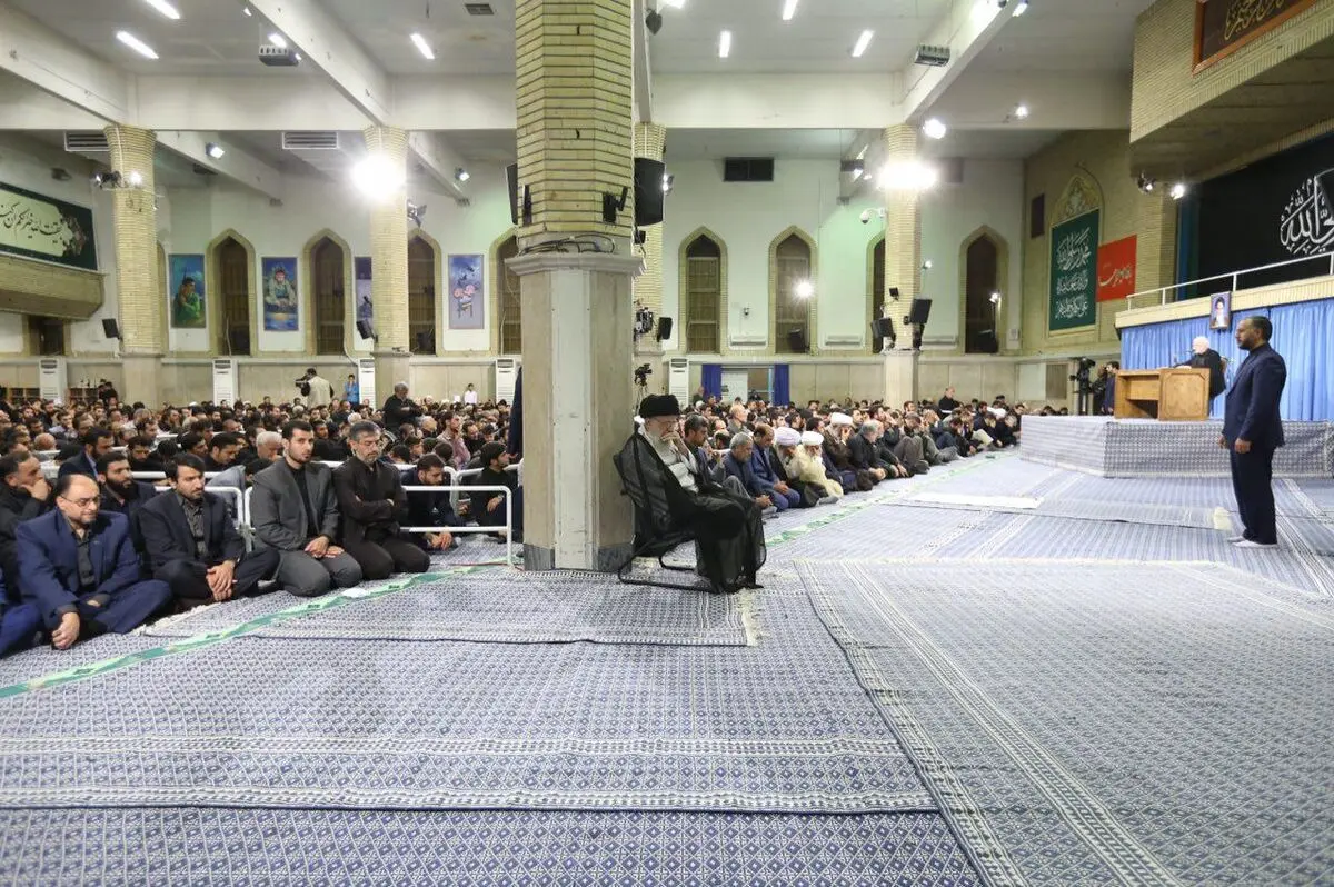 دومین روز مراسم سوگواری امام علی(ع) در حضور رهبر معظم انقلاب برگزار شد