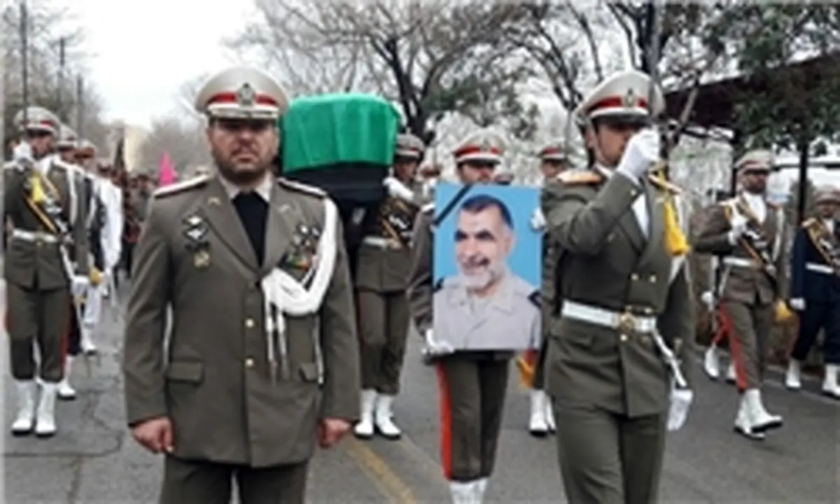 مراسم تشییع پیکر امیر محمدحسین انصاری برگزار شد