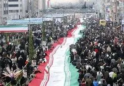  نجومی‌بگیران در راهپیمایی 22 بهمن!+عکس