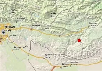 مرکزدقیق زلزله فیروزکوه مشخص شد + نقشه