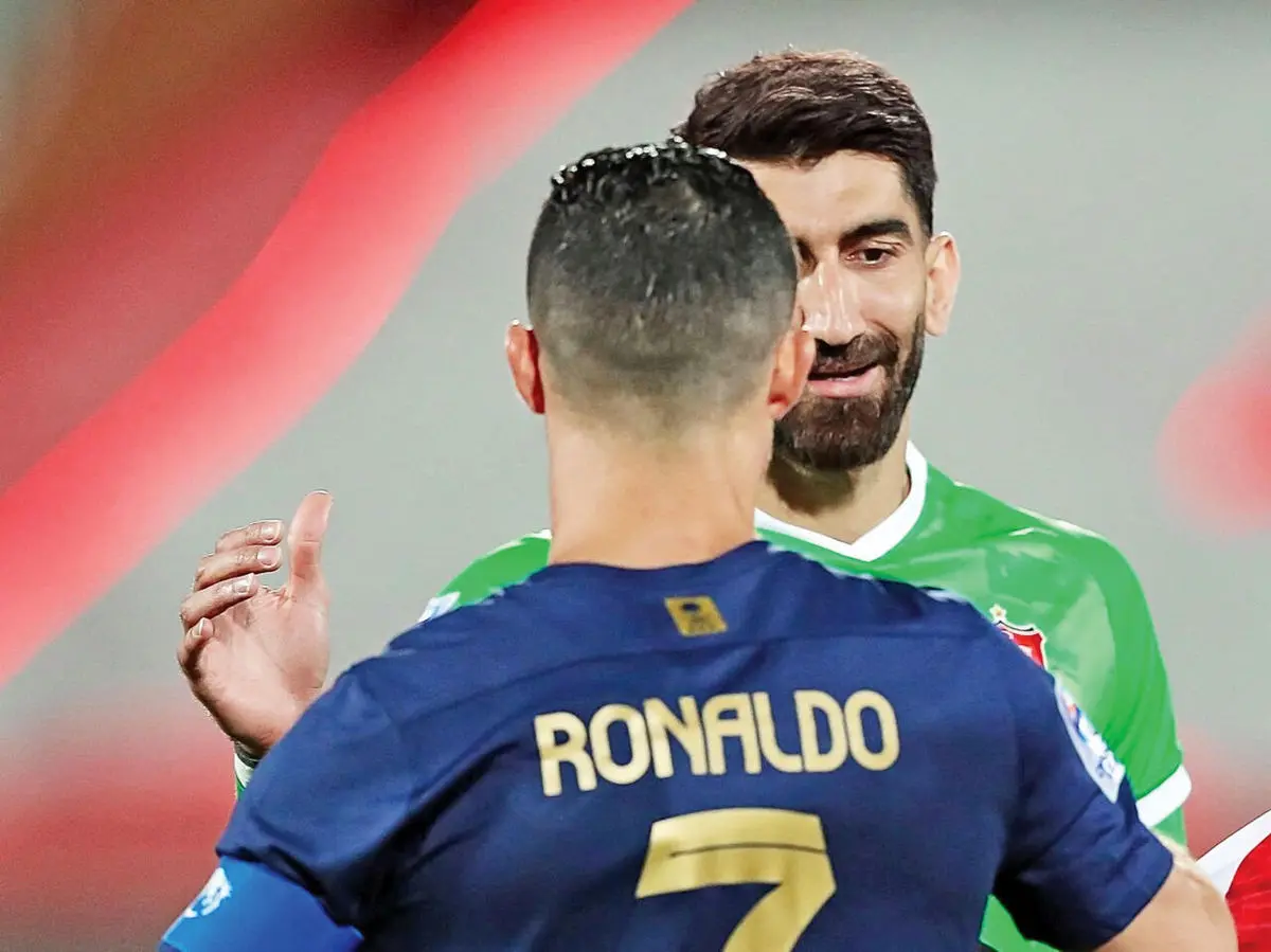 استوری خاص علیرضا بیرانوند برای رونالدو بعد از بازی پرسپولیس